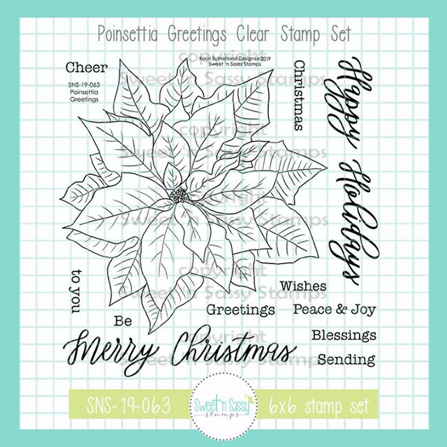 SnSS Poinsettia Greetings Stamp Set