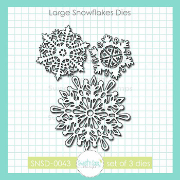 Chipboard Mini Snowflakes * Five Sets — The Die Cut Shop