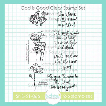 God is Good Clear Stamp Set - Creative Worship Stamps by Sweet 'n Sassy ...