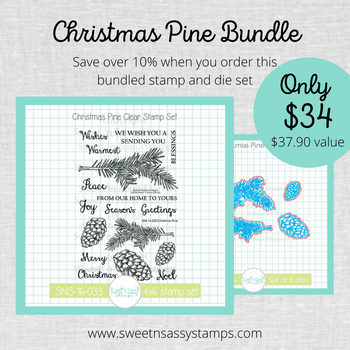 Christmas Silhouettes Stamp & Die Bundle - Sweet 'n Sassy Stamps, LLC