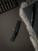 "Khal" Black Leather Watch Strap