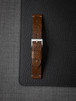 Textured Whiskey Leather Watch Strap