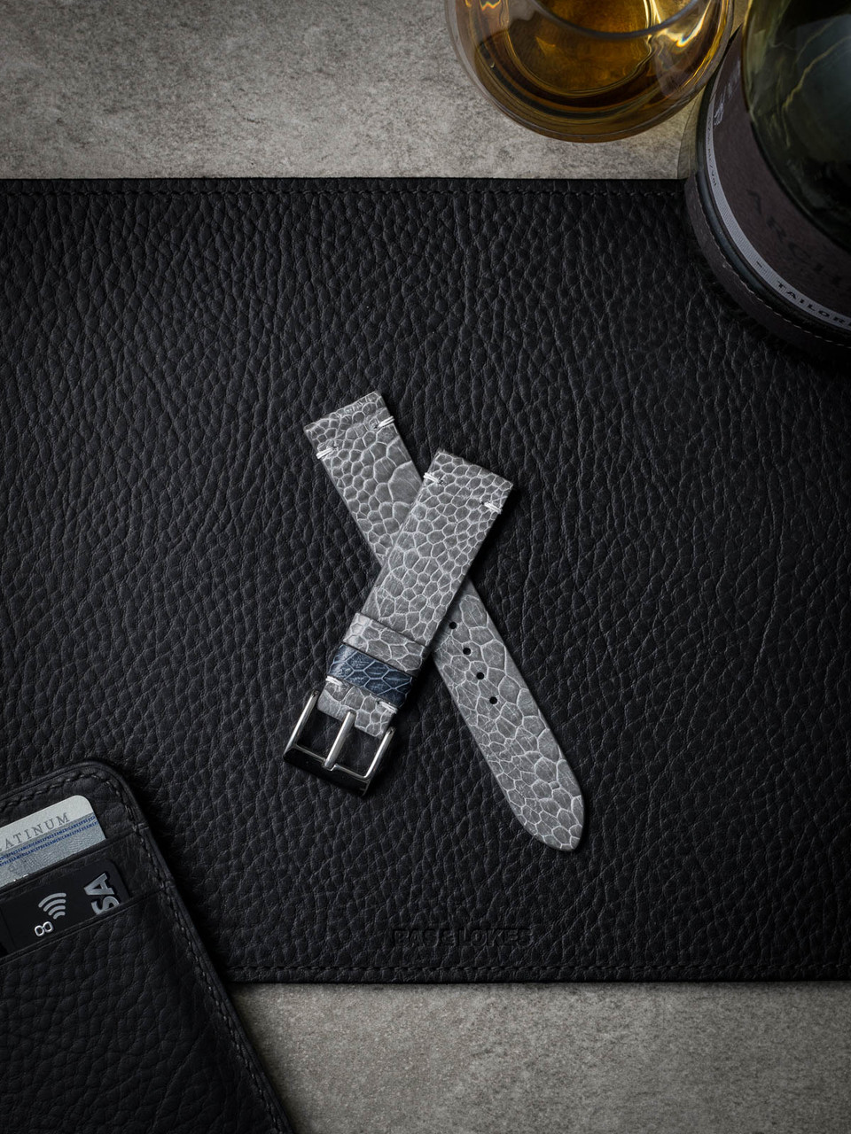 OSTRICH Belt Strap for LOUIS VUITTON Signature Buckle, Genuine Ostrich