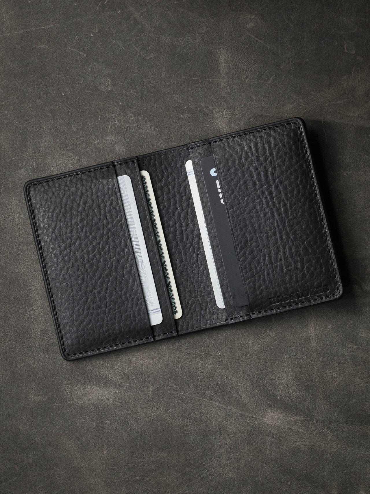 Slim Bifold Leather Wallet