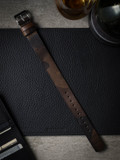 Brown camo Leather NATO Watch Strap - Bas and Lokes - Correas de reloj de cuero