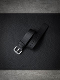 Black Leather NATO Strap - Bas and Lokes 