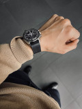 Omega Speedmaster Black Leather NATO Strap - Bas and Lokes