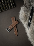 Havana Tan Leather Watch Strap - Bas and Lokes