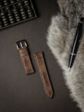 Havana Tan Leather Watch Strap - Bas and Lokes