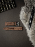 Havana Tan Leather Watch Strap - Bas and Lokes