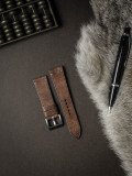 Havana Tan Leather Watch Strap - Bas and Lokes