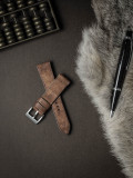 Havana Tan Leather Watch Strap - Bas and Lokes