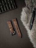 Havana Tan Leather Watch Strap - Bas and Lokes