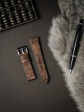 Havana Tan Leather Watch Strap - Bas and Lokes