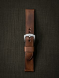 Tan Handcrafted Leather Watch Strap - Bas and Lokes