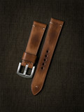 Bas and Bourbon Tan Leather Watch Strap - Bas and Lokes