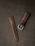Vintage Brown Leather Watch Strap - Bas and Lokes