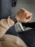 Omega Speedmaster Black Leather NATO Strap - Bas and Lokes