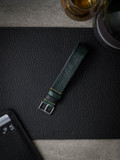 Green Ostrich NATO Watch Strap - Bas and Lokes