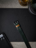Green Ostrich NATO Watch Strap - Bas and Lokes