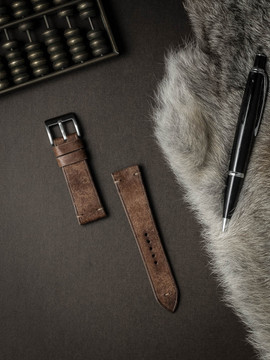 Havana Tan Leather Watch Strap - Bas and Lokes