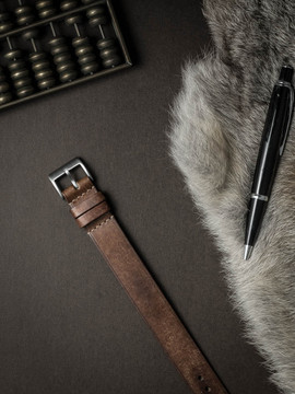 Havana Tan Leather NATO Strap - Bas and Lokes