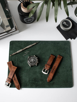 Tan Handcrafted Leather Watch Strap - Bas and Lokes