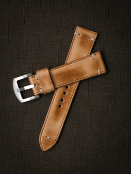 Handcrafted natural leather watch strap - Bas and Lokes