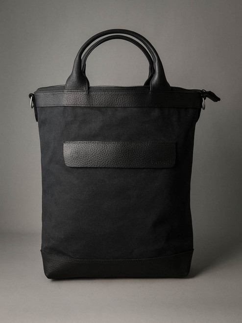 (SOLD OUT) "Lennox" Black Canvas Urban Work Tote Bag - Limited Edition (SOLD OUT) "Lennox" Black Canvas Urban Work Tote Bag - Limited Edition