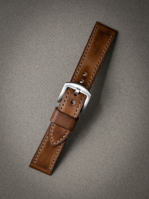 Bas and lokes vintage bourbon handcrafted leather watch strap