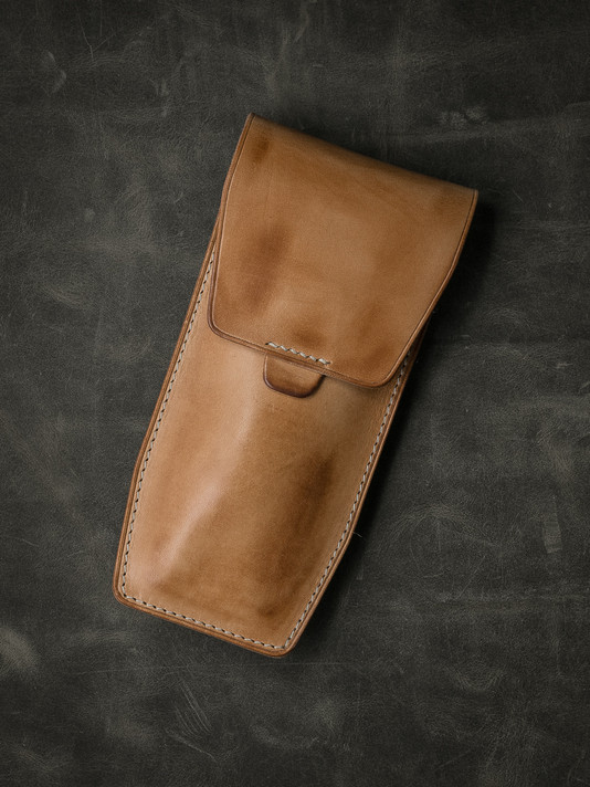 Bas and Lokes handcrafted leather watch pouch