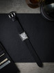 Cartier Tank Solo Black Leather Watch Strap - Bas and Lokes