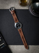 Russet tan leather watch strap - Bas and Lokes