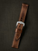 Russet tan leather watch strap - Bas and Lokes