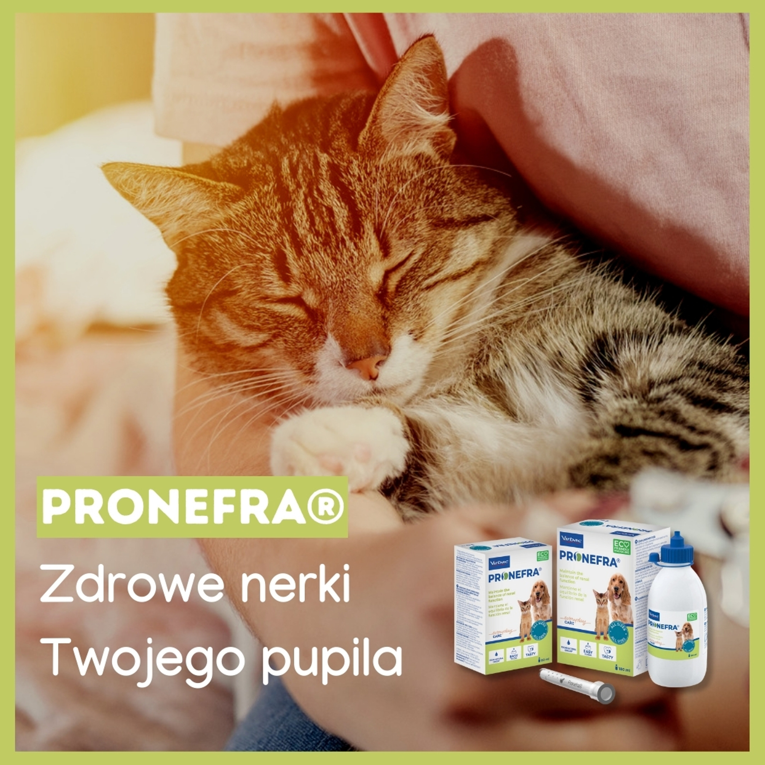 Virbac PRONEFRA 腎機能サポート 180ml PRONEFRA 180 PRZEWLEŁA Niewydolność NEREK Kot/Pies