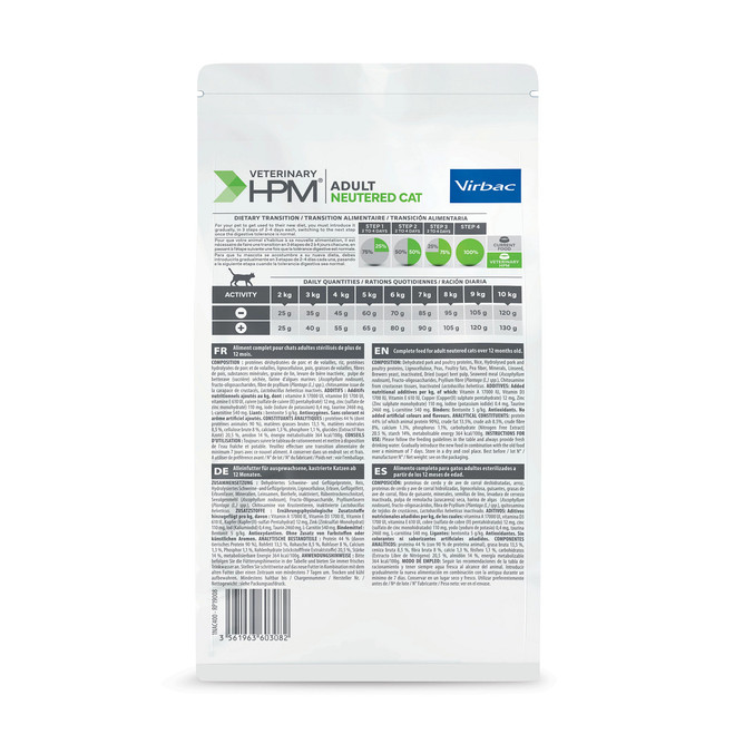 Virbac ADULT NEUTERED CAT – Karma dla dorosłych kotów po sterylizacji