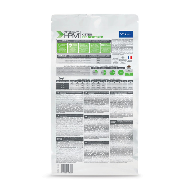 Virbac KITTEN PRE NEUTERED CAT – Karma dla młodych kotów przed sterylizacją Virbac KITTEN PRE NEUTERED CAT – Karma dla młodych kotów przed sterylizacją