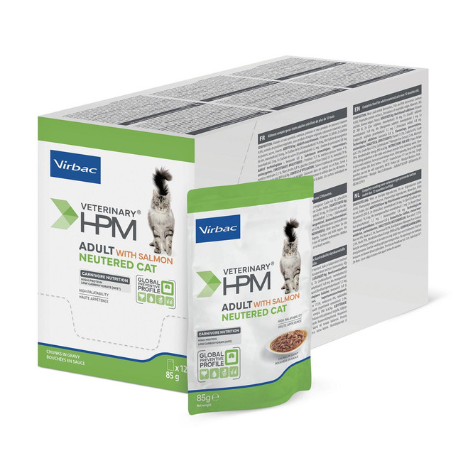 Adult Neutered Cat with salmon 12 x 85 g Karma mokra dla kotów sterylizowanych z łososiem