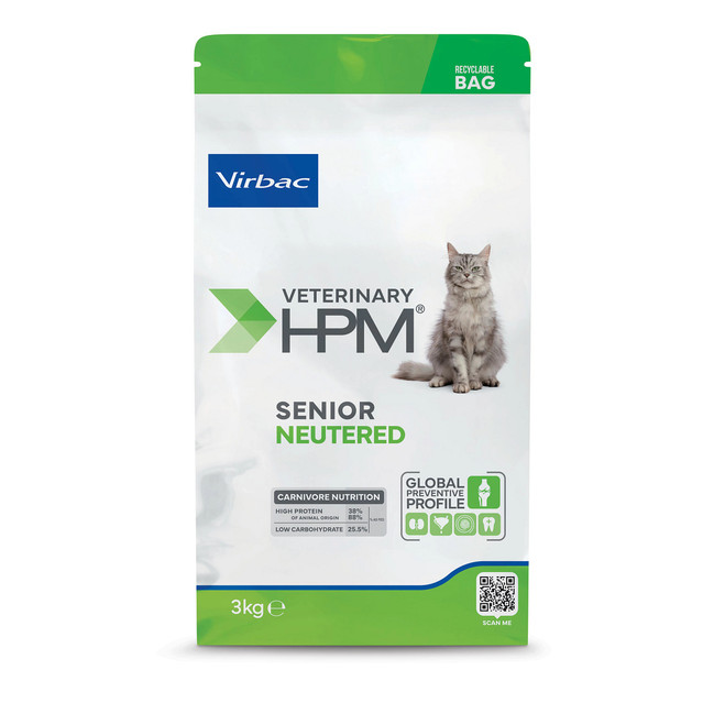 Virbac Senior Neutered Cat – Karma dla starszych, sterylizowanych kotów