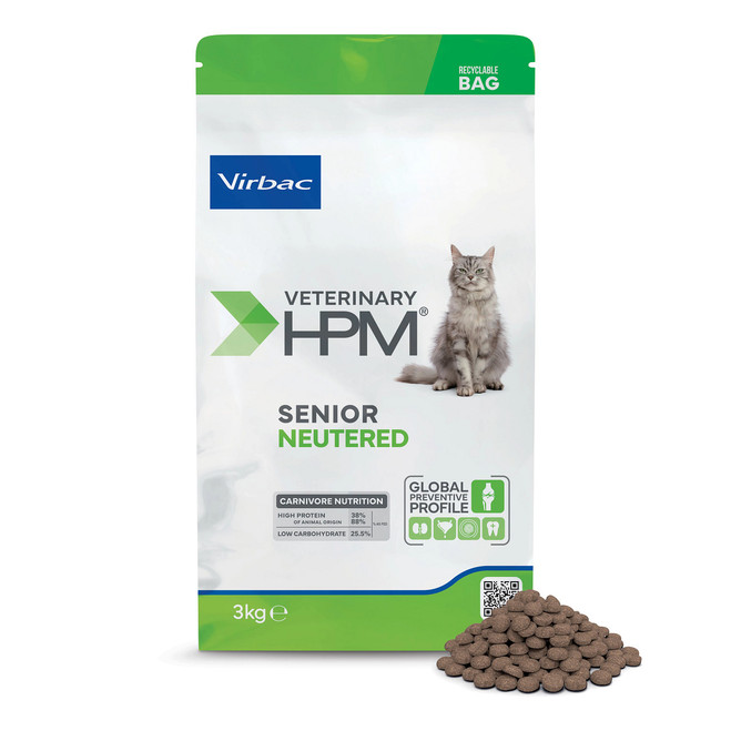 Virbac Senior Neutered Cat – Karma dla starszych, sterylizowanych kotów