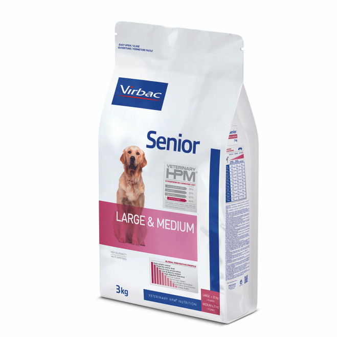 Virbac SENIOR DOG Large & Medium – Karma dla starszych psów średnich i dużych ras