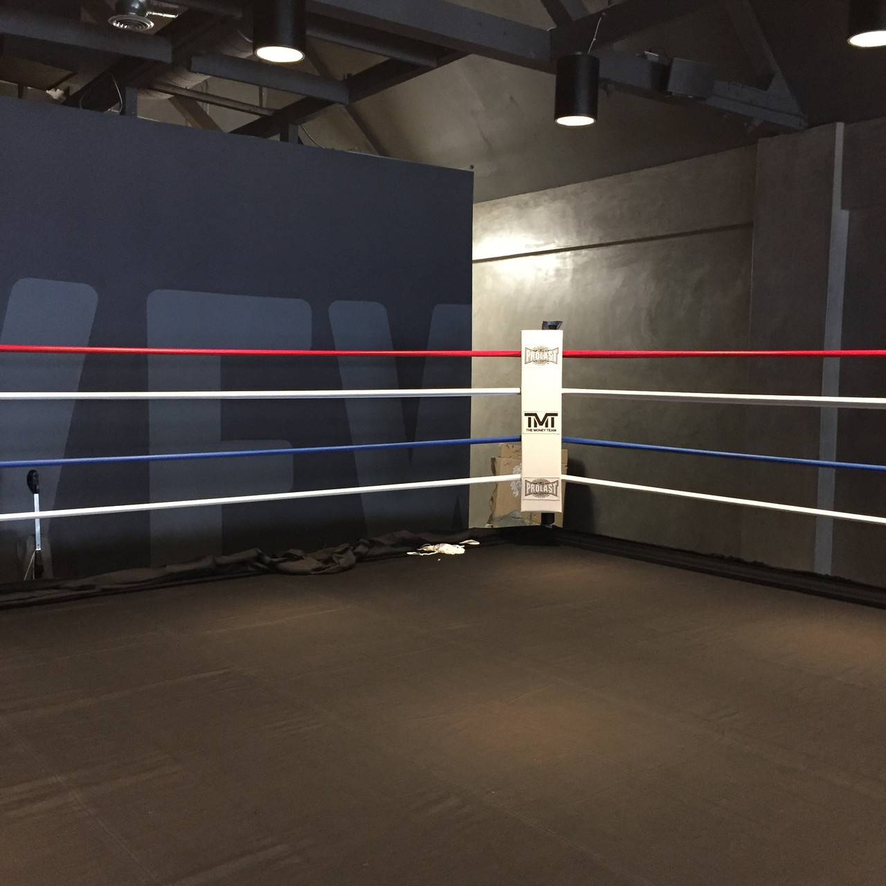 inside boxing ring