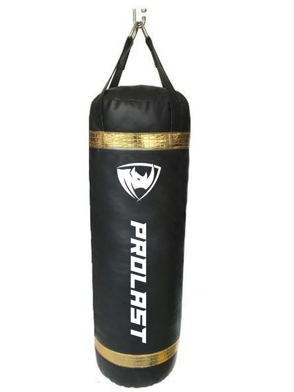 PROLAST Middleweight 85LB Punching Bag Boxing Black/Gold