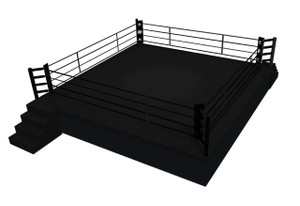 Daily Rental - Classic Pro Boxing Ring Elevated