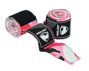 Prolast Professional Boxing 180" CAMO PINK Hand Wraps
