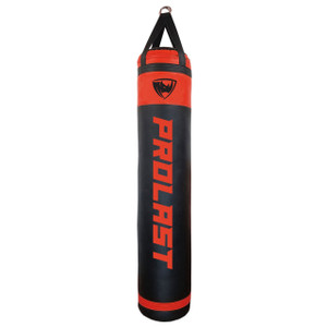 PROLAST 6ft 130LB Pro Muay Thai Heavy Bag Red/Black PROLAST 6ft 130LB Pro Muay Thai Heavy Bag Red/Black