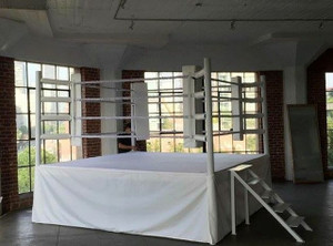 12' X 12' Boxing Ring With Complete Custom White or Black Color 