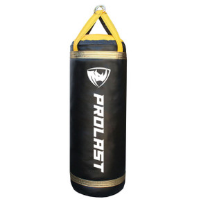 PROLAST 135lb 4FT XL Luxury Boxing Punching Heavy Bag Black/Gold/Yellow PROLAST 135lb 4FT XL Luxury Boxing Punching Heavy Bag Black/Gold/Yellow
