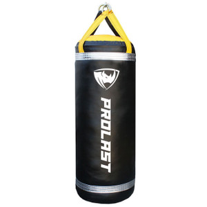 PROLAST Black Yellow Silver 4 FT Boxing Punching Heavy Bag MADE IN USA
