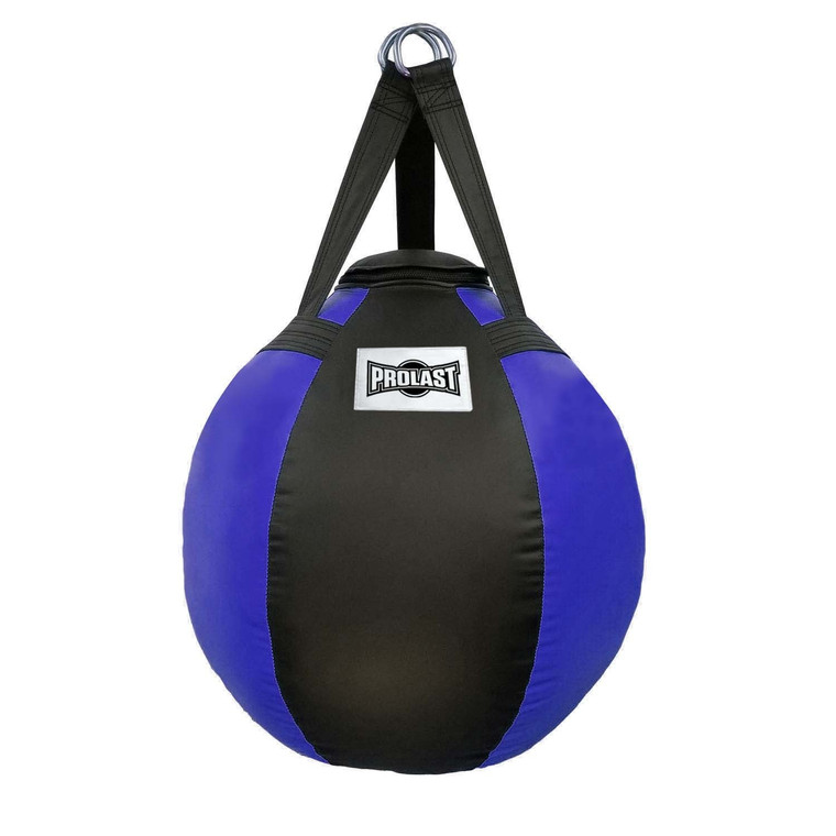 PROLAST Classic 75lb Boxing MMA Muay Thai Wrecking Ball Heavy Bag Blue Made in USA